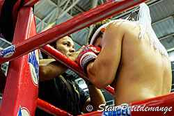 Préparation du coach Bangla Boxing Stadium - Patong Beach - Phuket