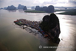 Kayak de mer dans la baie de Phang Nga avec Vacances phuket