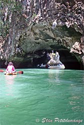 Seacanoe through clif in Phang Nga BAy