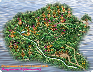 Parcours acrobranche foret tropicale Flying Hanuman - Kathu - Phuket