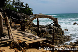 Petit pont vers le sud de la baie - Laem Sing plage - Phuket