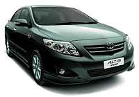 Location voiture toyota altis Phuket