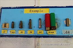 Ammunitions at the Kathu shooting range - Phuket