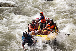 Rapids at the Phang Nga Adventure camp