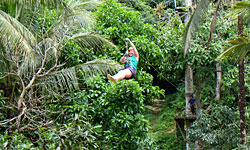 Tyrolienne au camp aventure de Phang Nga