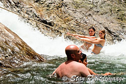 The waterfall after a short jungle walk - Phang Nga Adventure camp